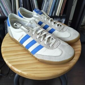 Adidas Indoor Kreft SPZL DA8757 Sneakers, Chalk White/Blue, US 10 UK 9.5 EU 44